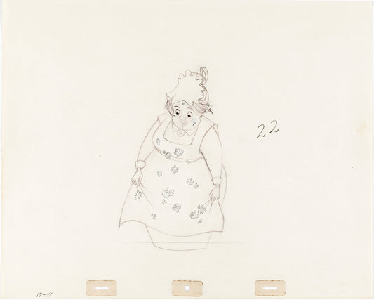 One Hundred and One Dalmatians, dessin de production : Nanny (1961)