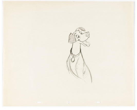 One Hundred and One Dalmatians, dessin de production : Pongo (1961)