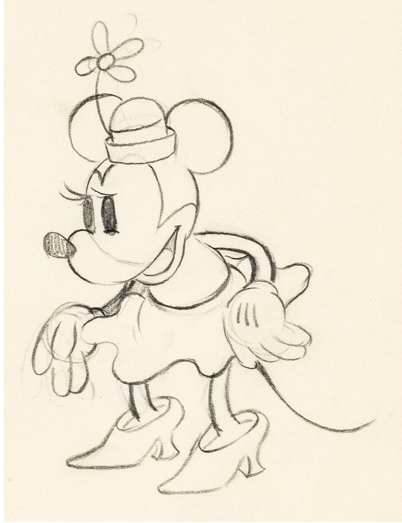 Dessin original de production - Minnie (1933)