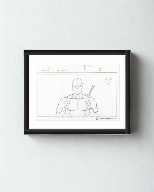 Ultimate Spider-Man, layout drawing: Deadpool (2013)
