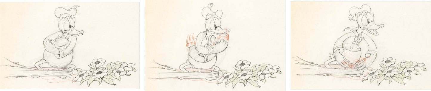 Dessin de production : Donald (1937)