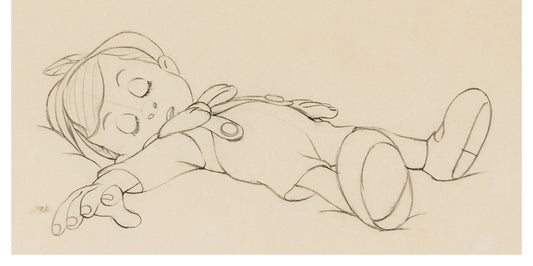 Original production drawing - Pinocchio (1940)