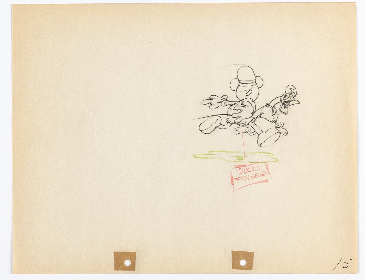 Dessin de production : The Dognapper (1934)