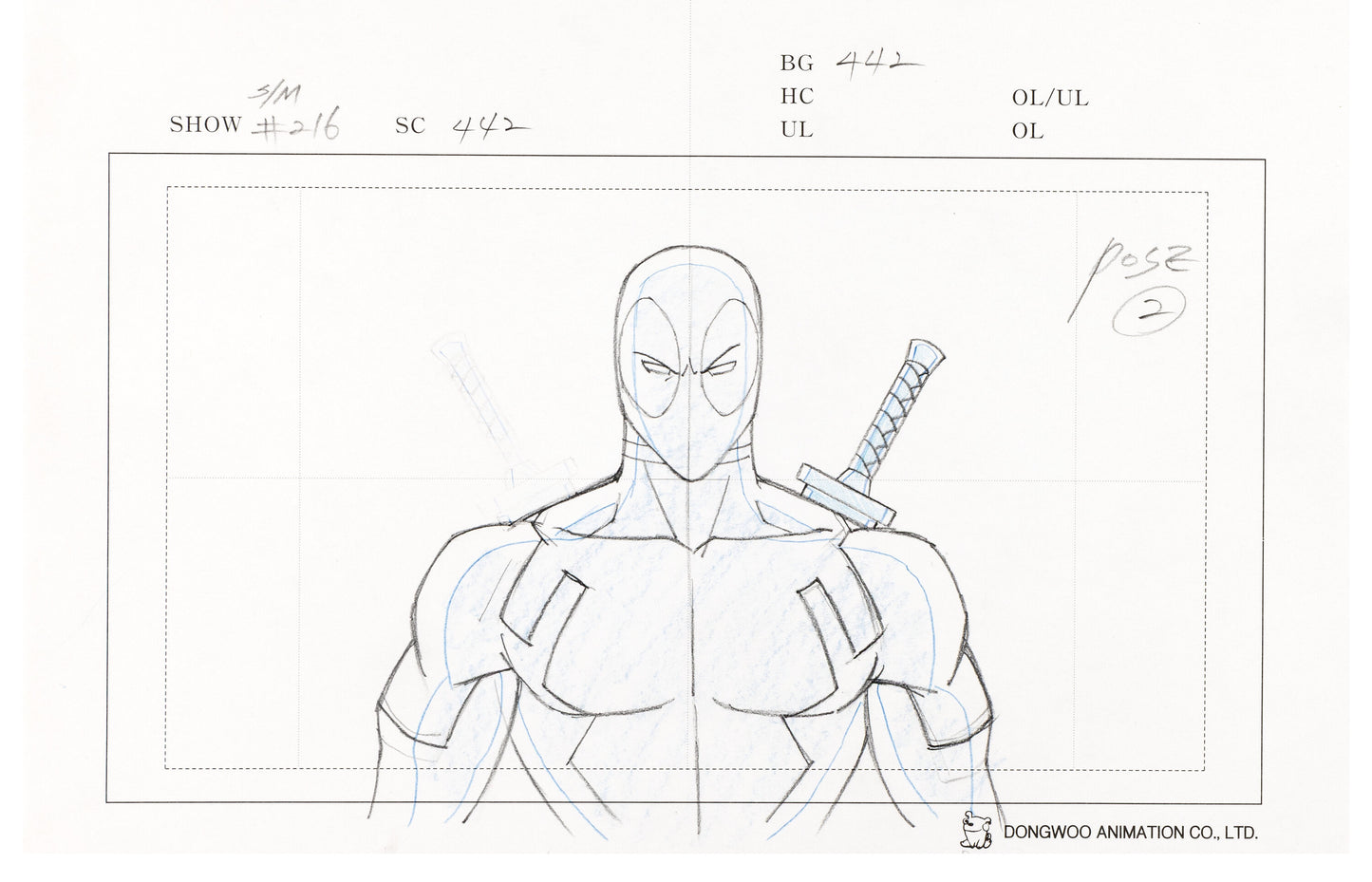 Dessin de Layout - Ultimate Deadpool (2013)