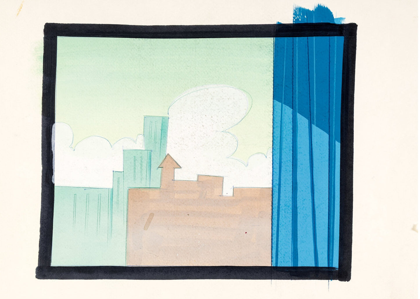 The Pink Panther, Cel sur Master Background : La Panthère Rose (90s)