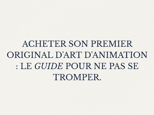 Art d'animation : Le guide