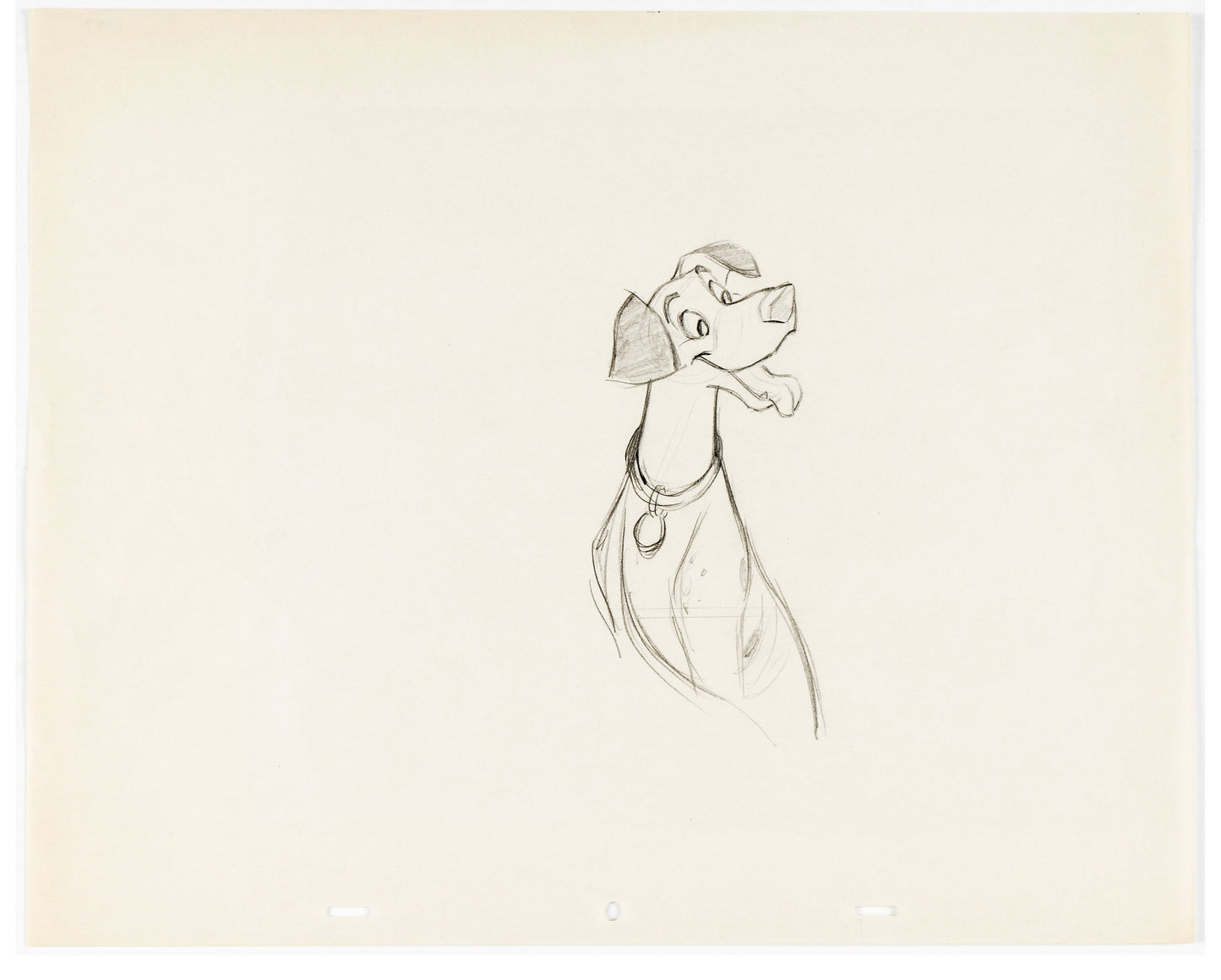 One Hundred and One Dalmatians, Production drawing : Pongo (1961)