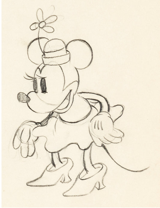 Building a Building, production drawing: Minnie (1933)