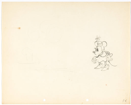 Dessin original de production - Minnie (1933)