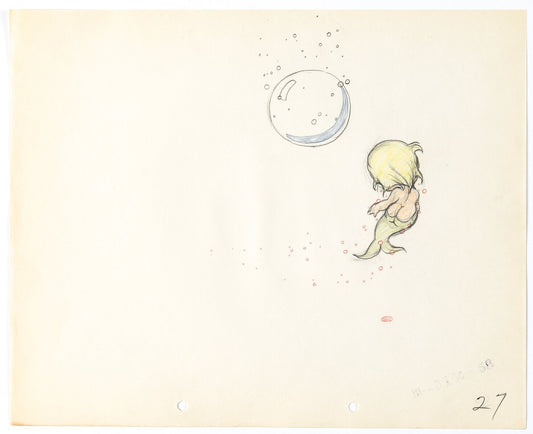 Merbabies, dessin de Production : Bébé sirène (1938)
