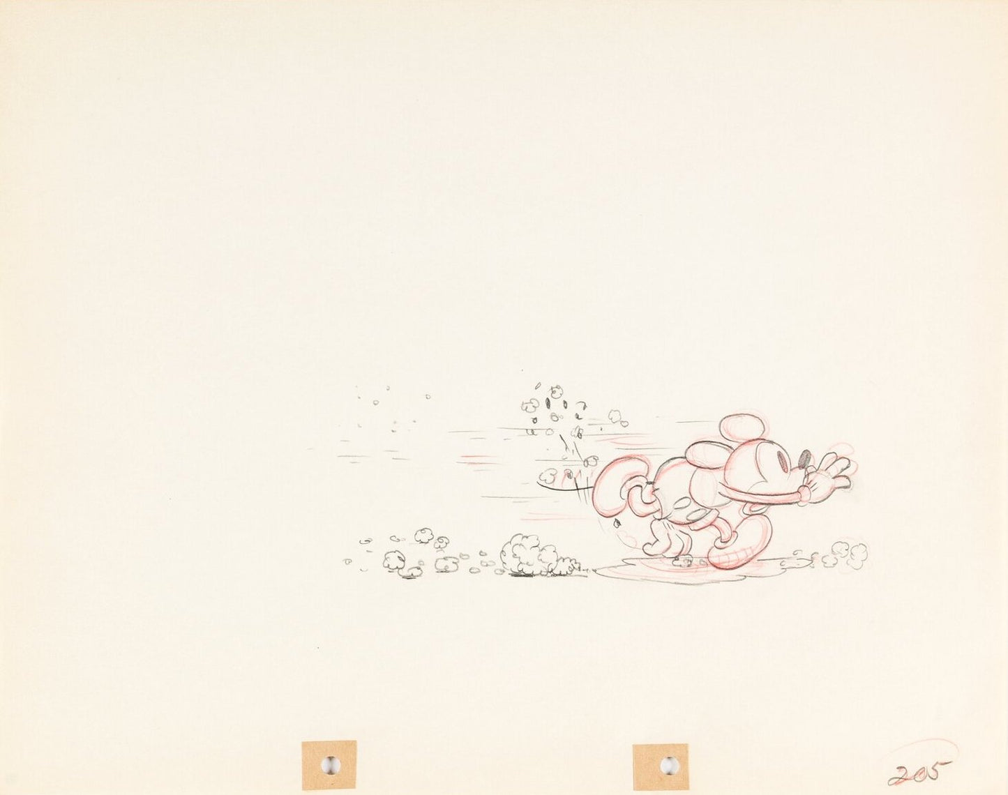 Dessin de production : Mickey's Garden (1935)