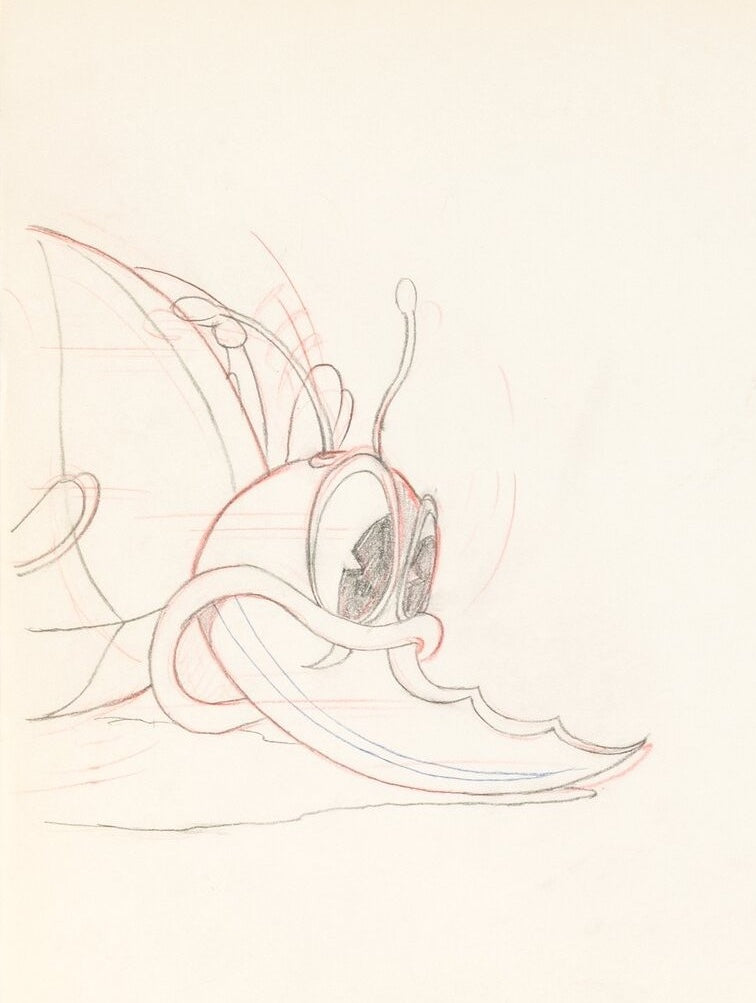 Mickey's Garden, dessin de production : Mickey Mouse (1935)