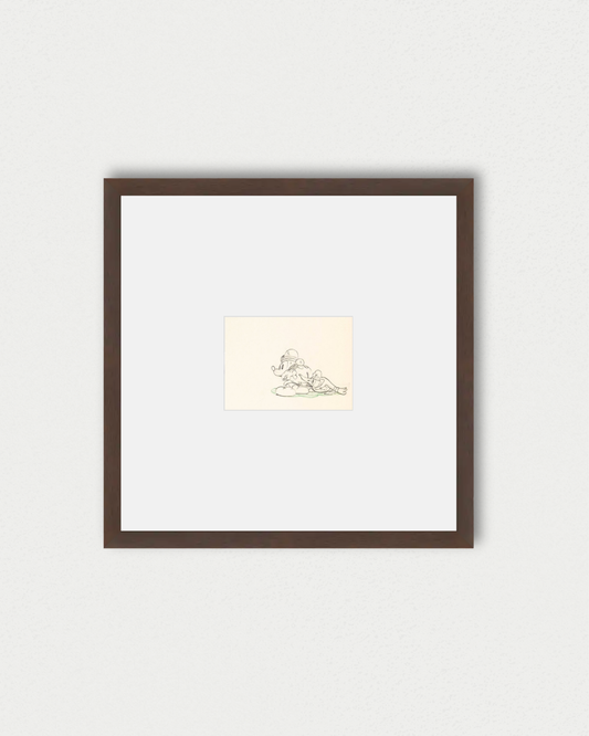 The Dognapper, dessin de production : Mickey Mouse et Donald Duck (1934)