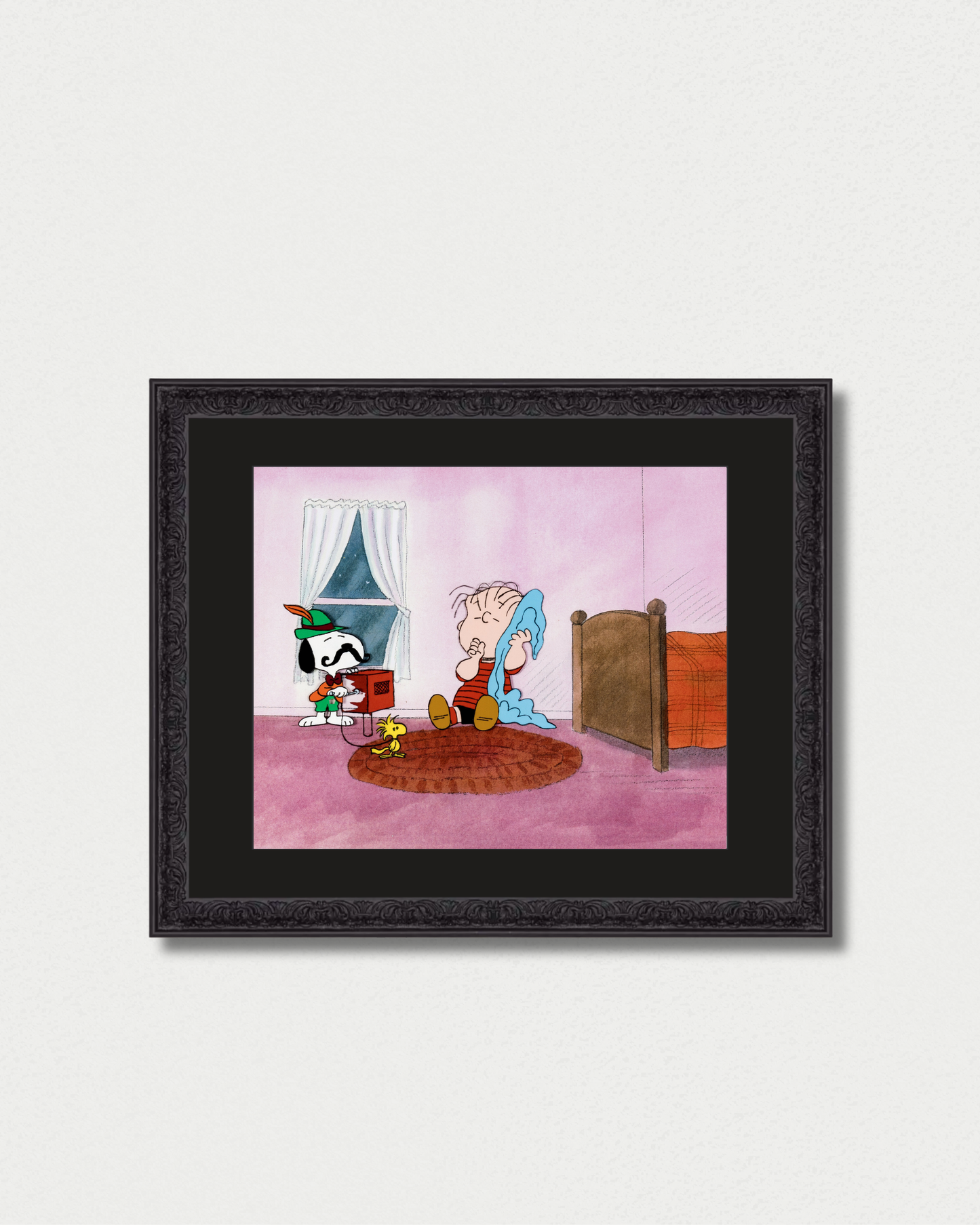 The Charlie Brown and Snoopy Show, Cel de production : Snoopy, Woodstock et Linus (1985)