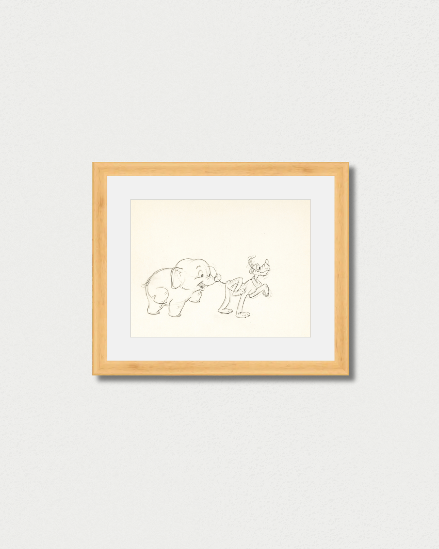 Pluto's White Elephant, dessin de production : Pluto & Bobo l'éléphanteau (1948)