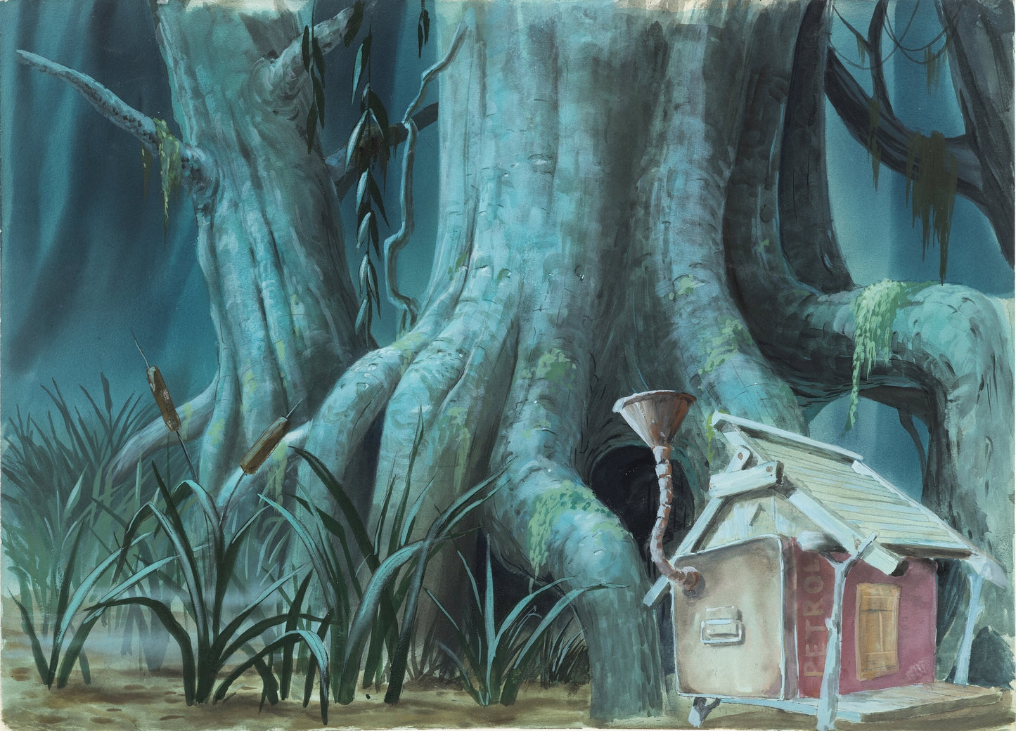 The Rescuers, Background de pré-production : La Maison des Swamp Folks (1977)