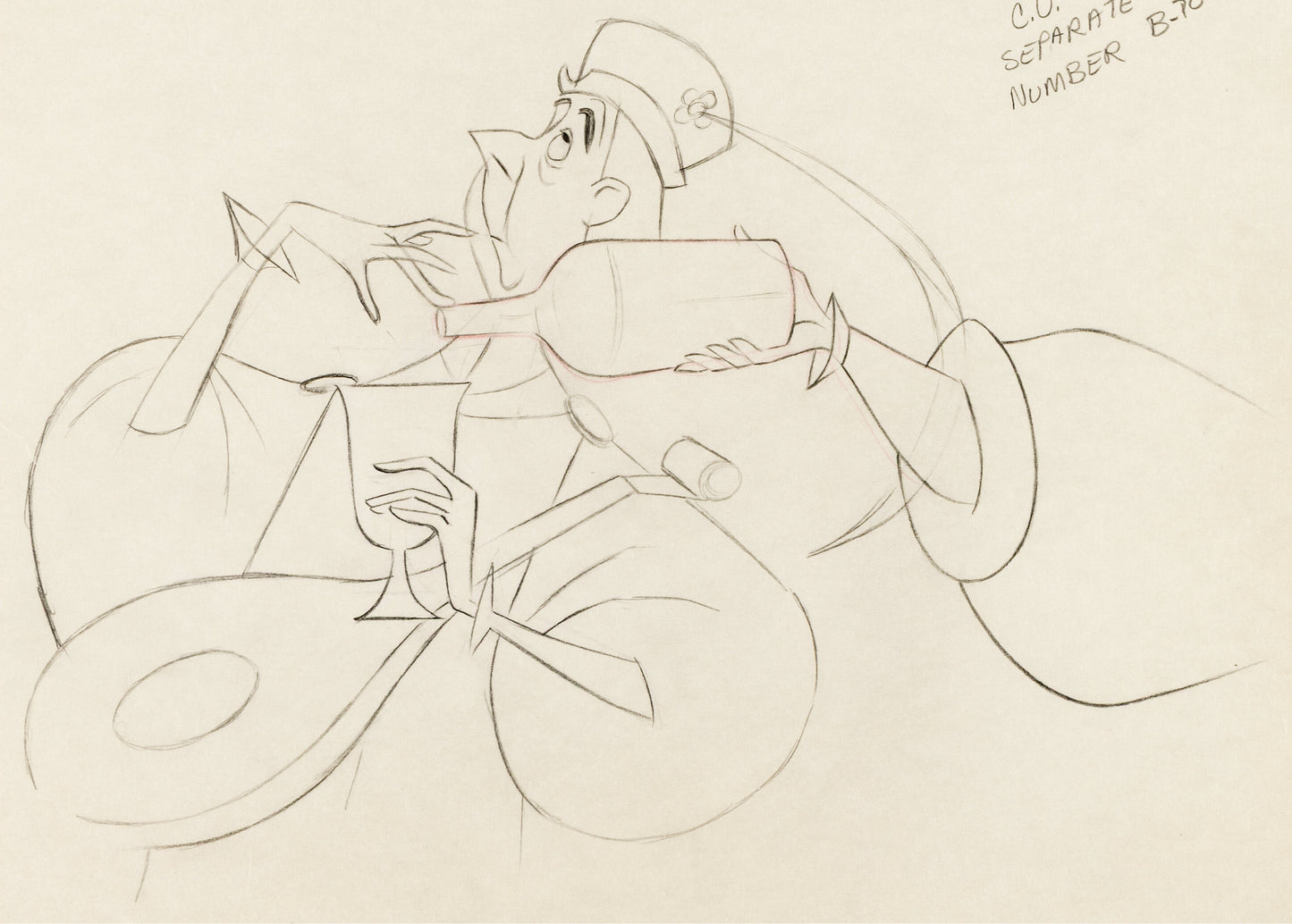 Sleeping Beauty, Dessin de production : Jackey (1959)