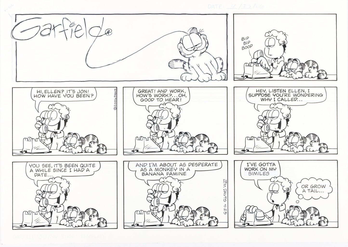 Layout Drawing - Ultimate Deadpool (2013)