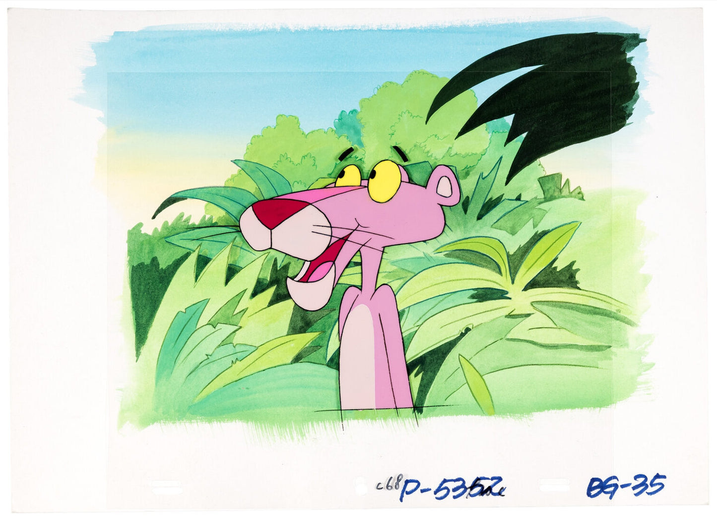 The Pink Panther, Cel sur Master Background : La Panthère Rose (90s)