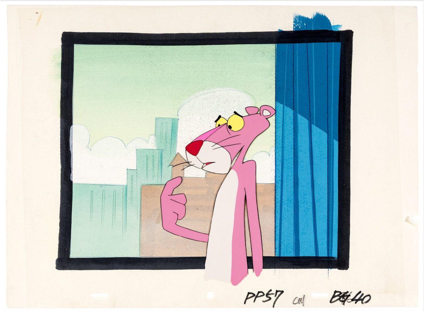 The Pink Panther, Cel sur Master Background : La Panthère Rose (90s)